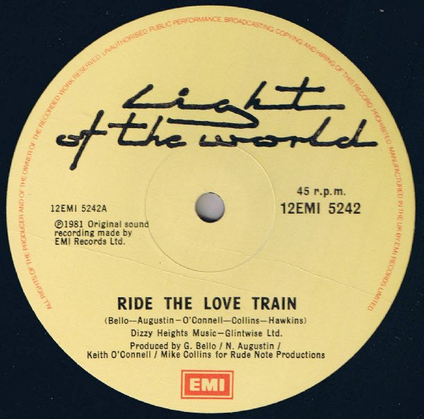 Light Of The World - Ride The Love Train