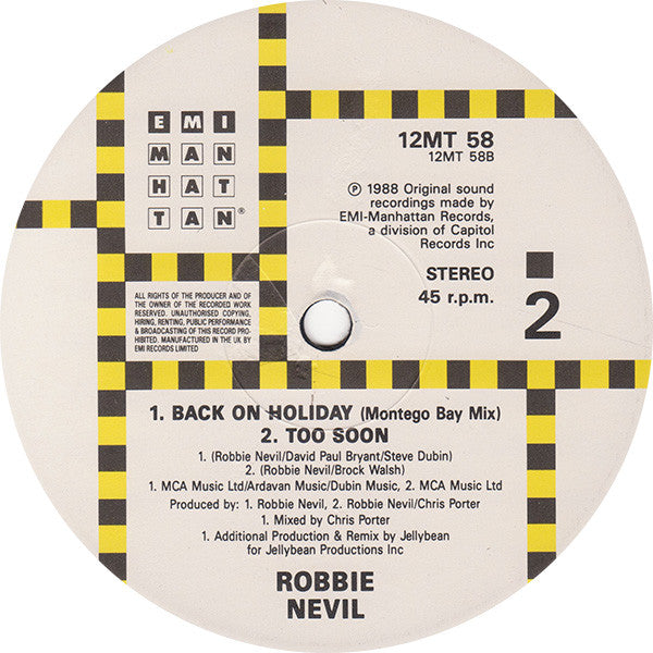 Robbie Nevil - Back On Holiday