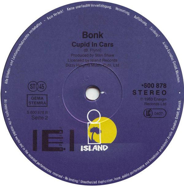 Bonk - Car Jam (Electro Jazz Mix) / Cupid In Cars