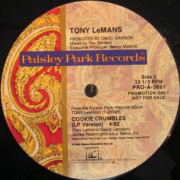 Tony LeMans - Cookie Crumbles