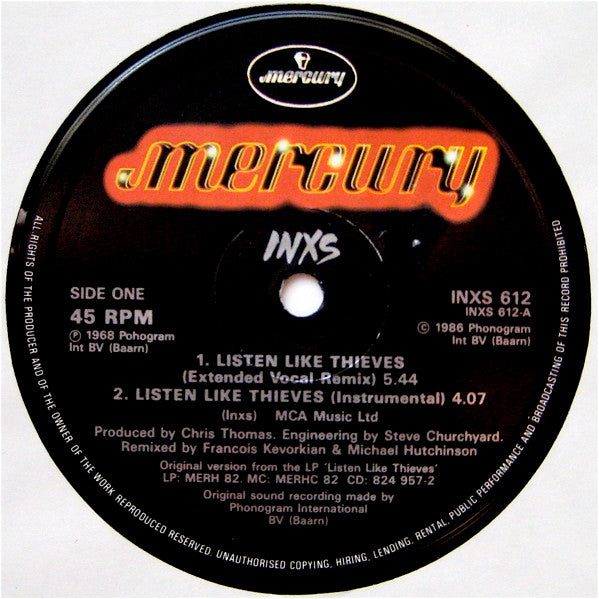 Inxs - Listen Like Thieves (Extended Remix)