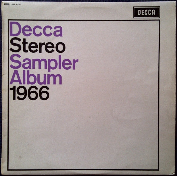Various - Decca Stereo Sampler Album 1966