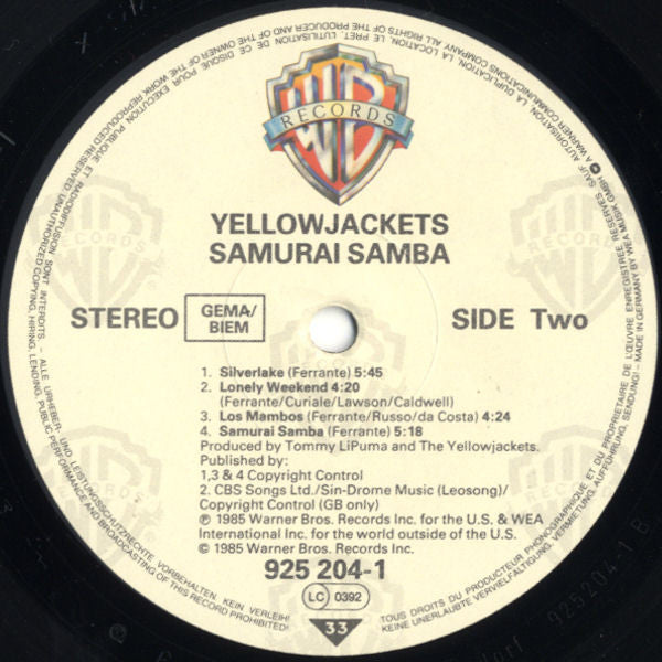 Yellowjackets - Samurai Samba