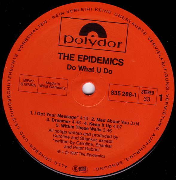 The Epidemics - Do What U Do