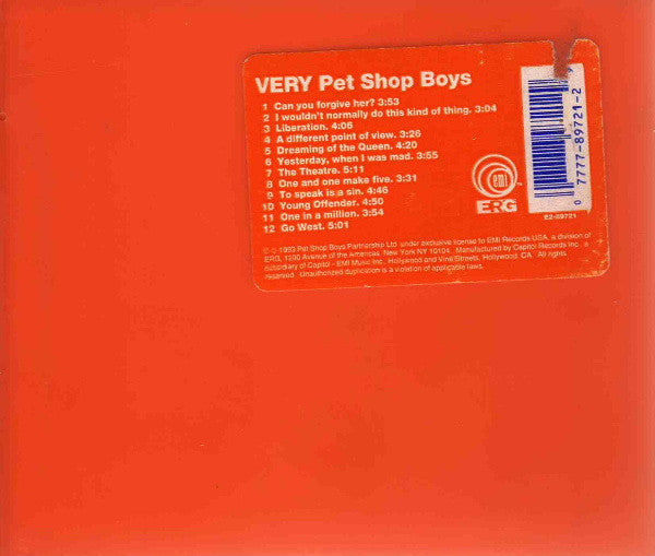 Pet Shop Boys - Very