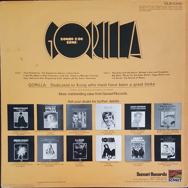Bonzo Dog Doo-Dah Band - Gorilla