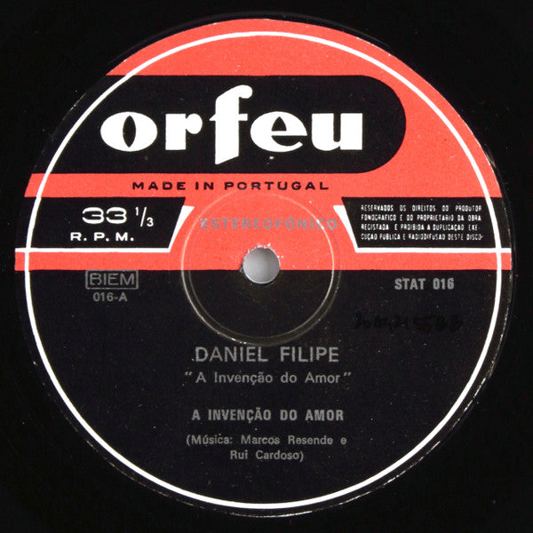 Daniel Filipe E Mário Viegas - A Invenção Do Amor E Outros Poemas De Daniel Filipe