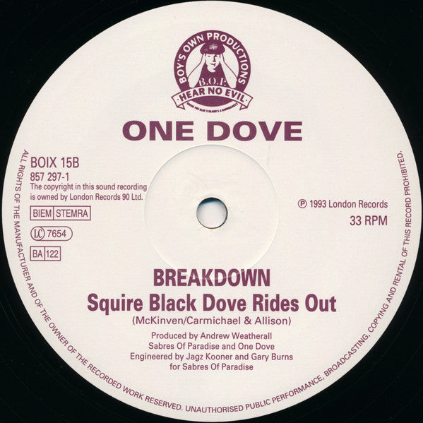One Dove - Breakdown