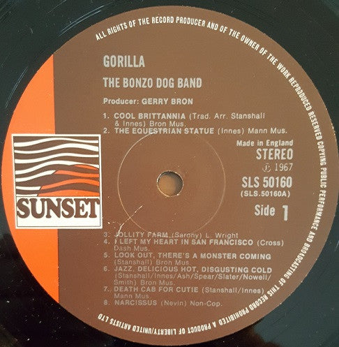 Bonzo Dog Doo-Dah Band - Gorilla