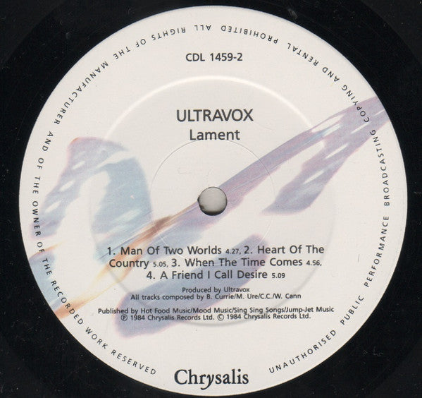 Ultravox - Lament