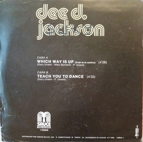 Dee D. Jackson - Which Way Is Up