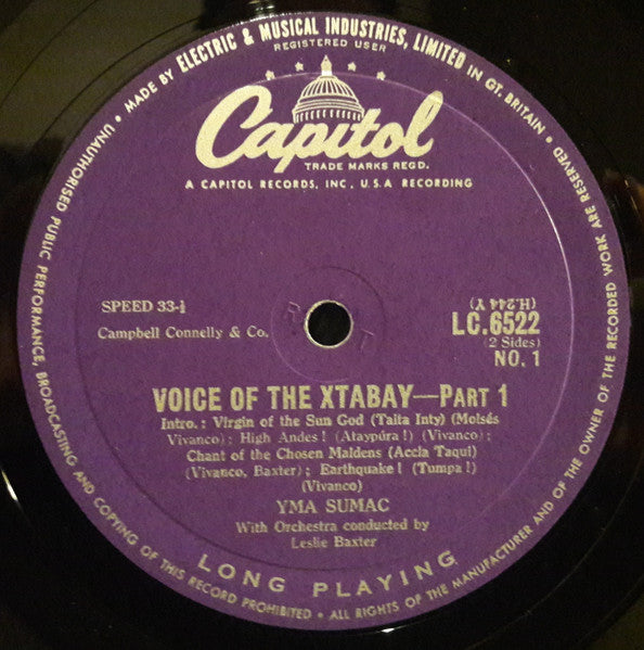 Yma Sumac - Voice Of The Xtabay