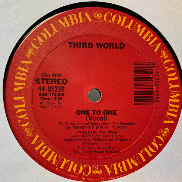 Third World - One To One