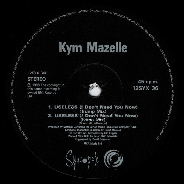 Kym Mazelle - Useless (The Remix)