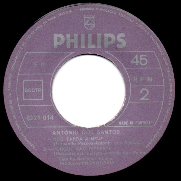 António Dos Santos - Penso Que Já Não Existes