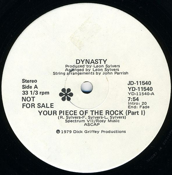 Dynasty - Your Piece Of The Rock