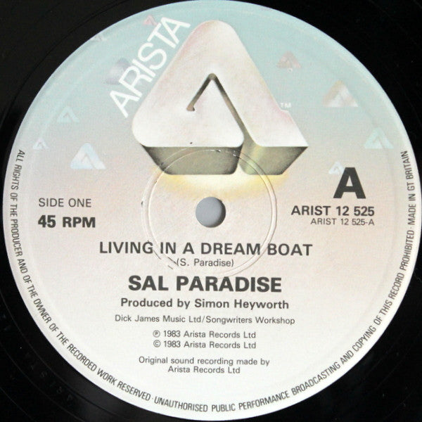 Sal Paradise (3) - Living In A Dream Boat