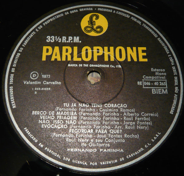 Fernando Farinha - Casinha Dum Pobre