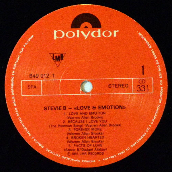 Stevie B - Love & Emotion
