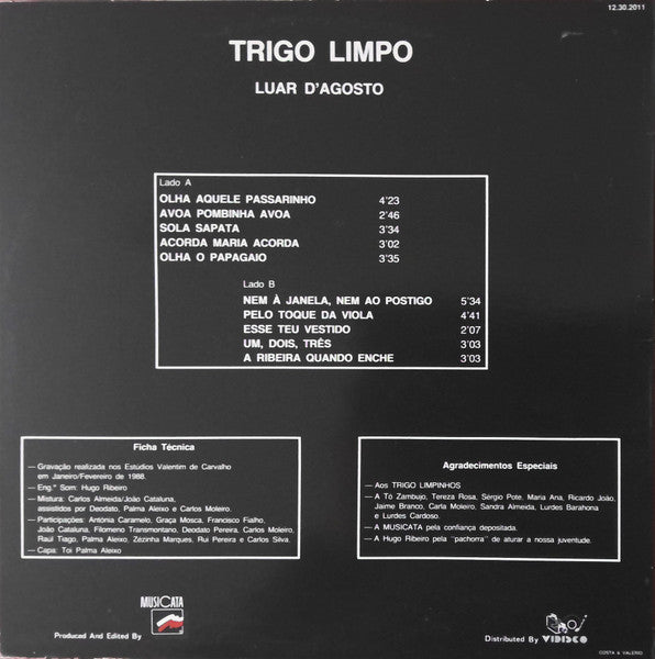 Trigo Limpo - Luar D'Agosto