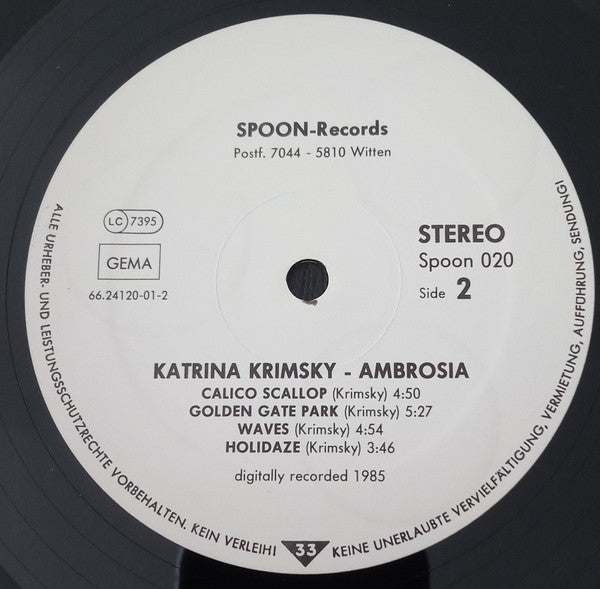 Katrina Krimsky - Ambrosia