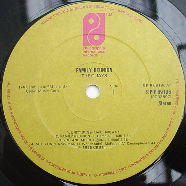 The O'Jays - Family Reunion