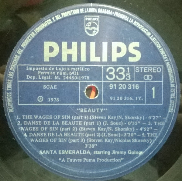 Santa Esmeralda - Beauty