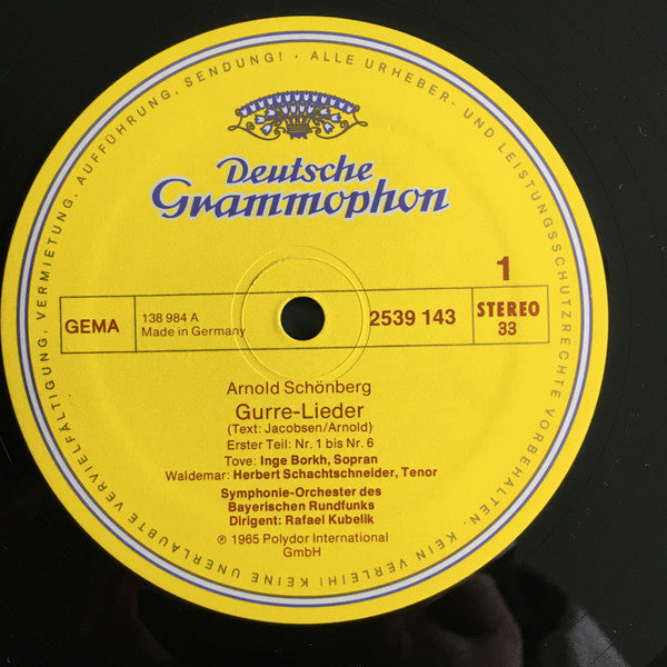 Arnold Schoenberg, Rafael Kubelik - Gurre-Lieder