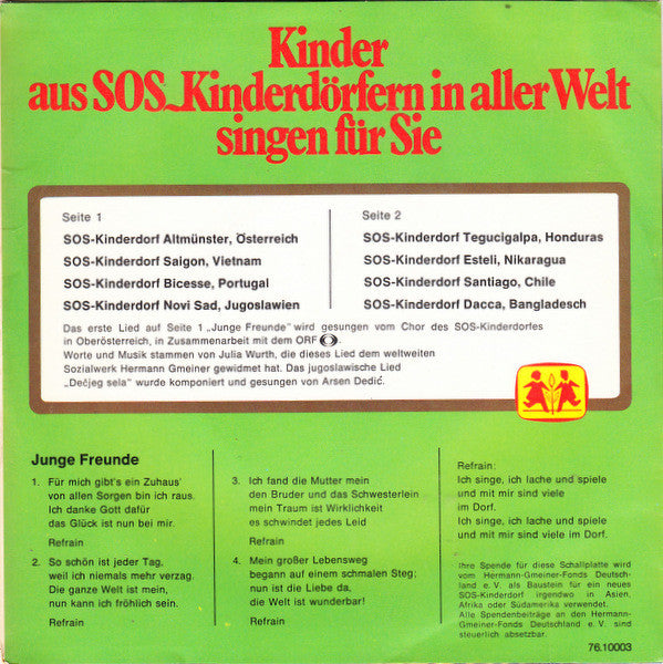 Various - Kinder Singen Für Sie, 2. Teil