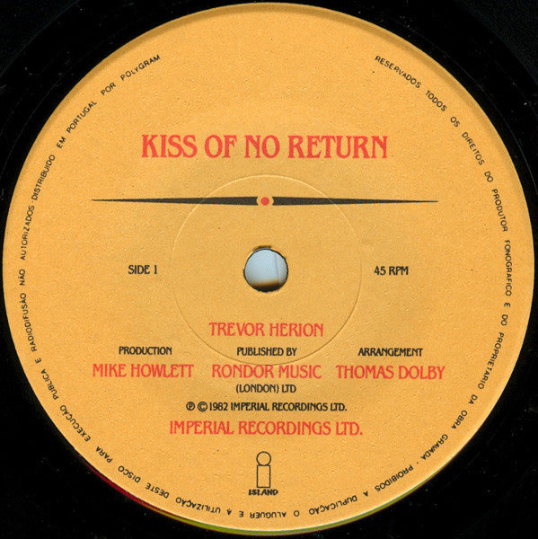Trevor Herion - Kiss Of No Return
