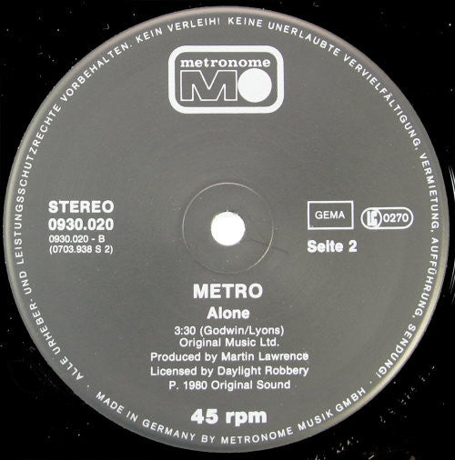 Metro (6) - America In My Head