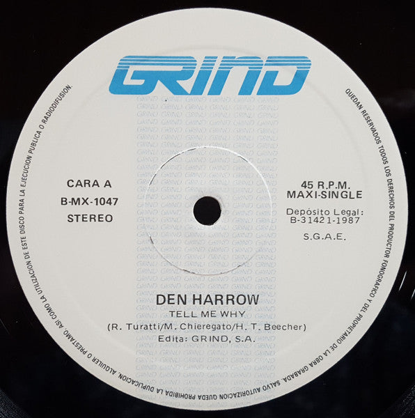 Den Harrow - Tell Me Why