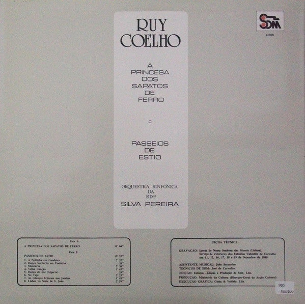 Ruy Coelho - Orquestra Sinfónica da RDP, Silva Pereira - A Princesa Dos Sapatos De Ferro • Passeios De Estio