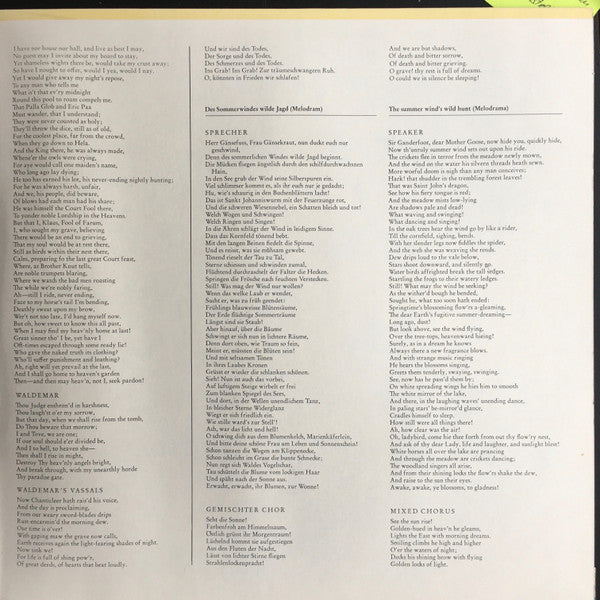 Arnold Schoenberg, Rafael Kubelik - Gurre-Lieder