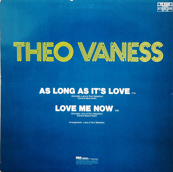 Theo Vaness - As Long As It's Love