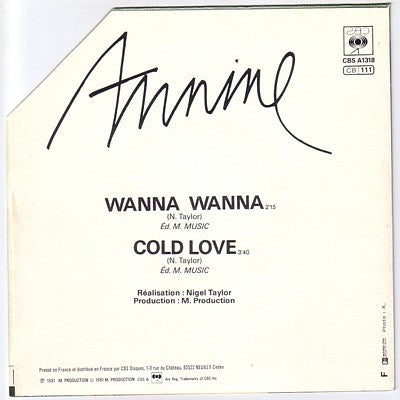Annine - Wanna Wanna / Cold Love
