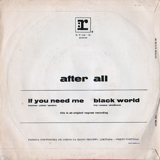 After All (2) - If You Need Me