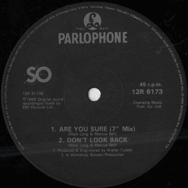 So (2) - Are You Sure