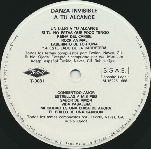 Danza Invisible - A Tu Alcance