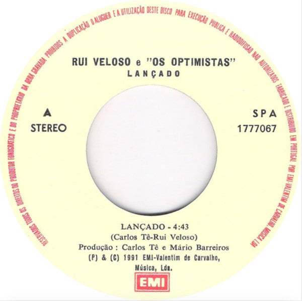 Rui Veloso E Os Optimistas - Logo Que Passe A Monção