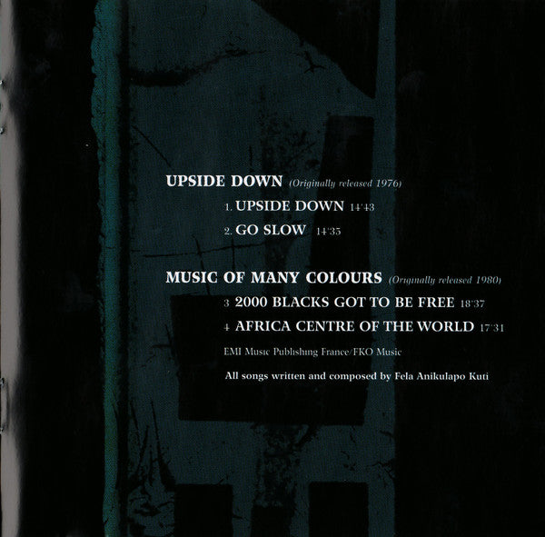 Fela Kuti - Upside Down / Music Of Many Colours