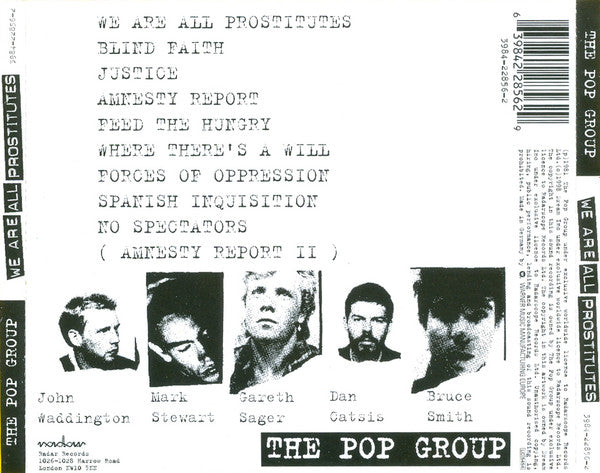 The Pop Group - We Are All Prostitutes