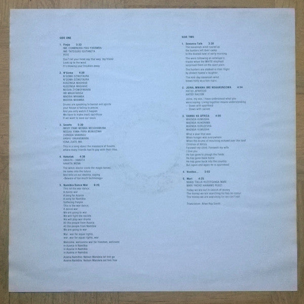 Savanna Talk - White Elephant
