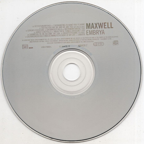 Maxwell - Embrya