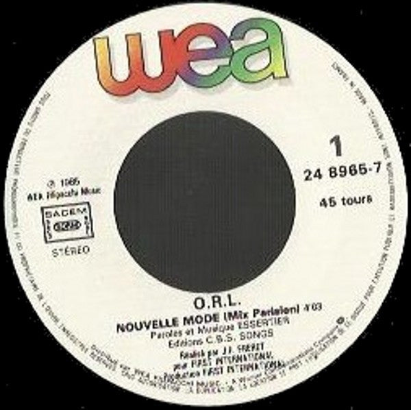 O.R.L. - Nouvelle Mode