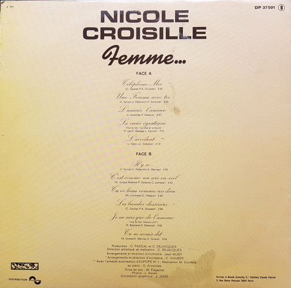 Nicole Croisille - Femme...