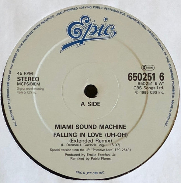 Miami Sound Machine - Falling In Love (Uh-Oh)