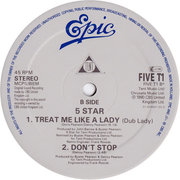 Five Star - Treat Me Like A Lady