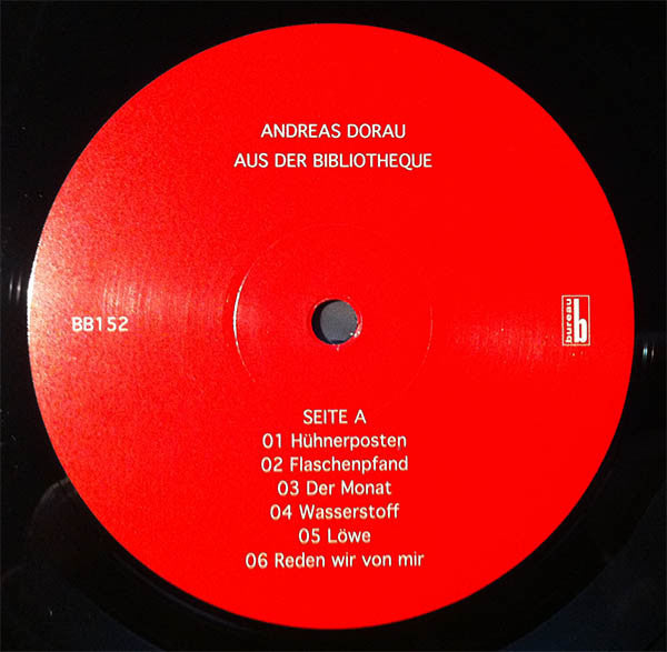 Andreas Dorau - Aus Der Bibliotheque