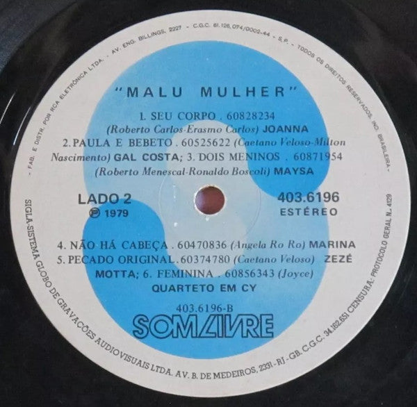 Various - Malu Mulher (Trilha Sonora Original Do Seriado)